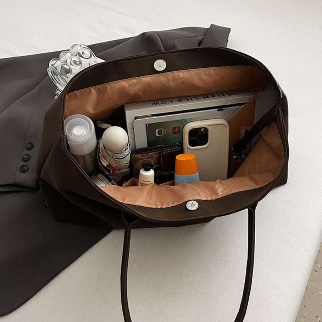 BOLSO DE HOMBRO UMAIZA DE ANTE SINTÉTICO