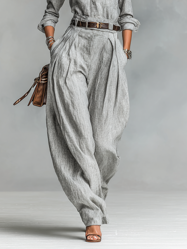 VALENZA CONJUNTO LINO NATURAL