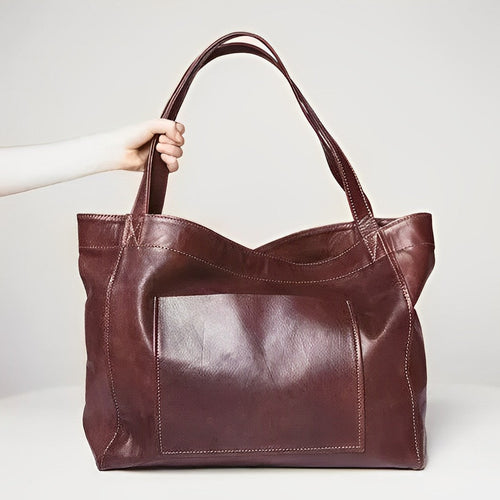 BOLSO BANDOLERA VINTAGE DE PIEL EVELINA