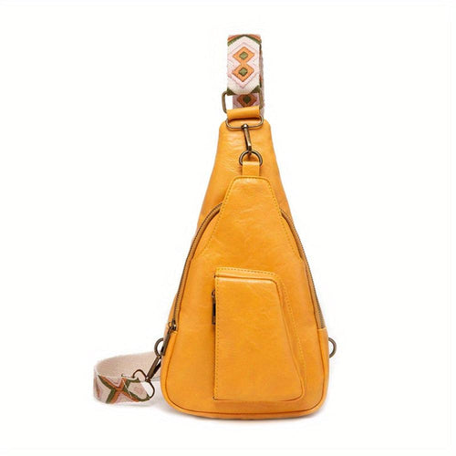 BOLSO NIINA CON BANDOLERA GEOMÉTRICA DE ESTILO VINTAGE
