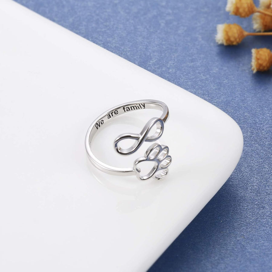 HeartPa - Anillo Hecho a Mano con Huella y Corazón