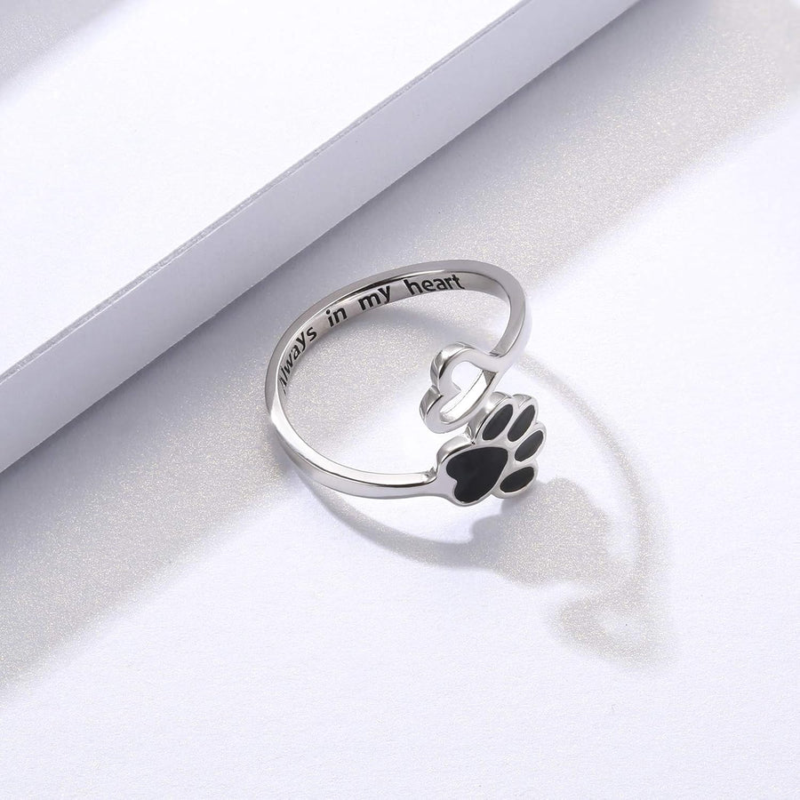 HeartPa - Anillo Hecho a Mano con Huella y Corazón