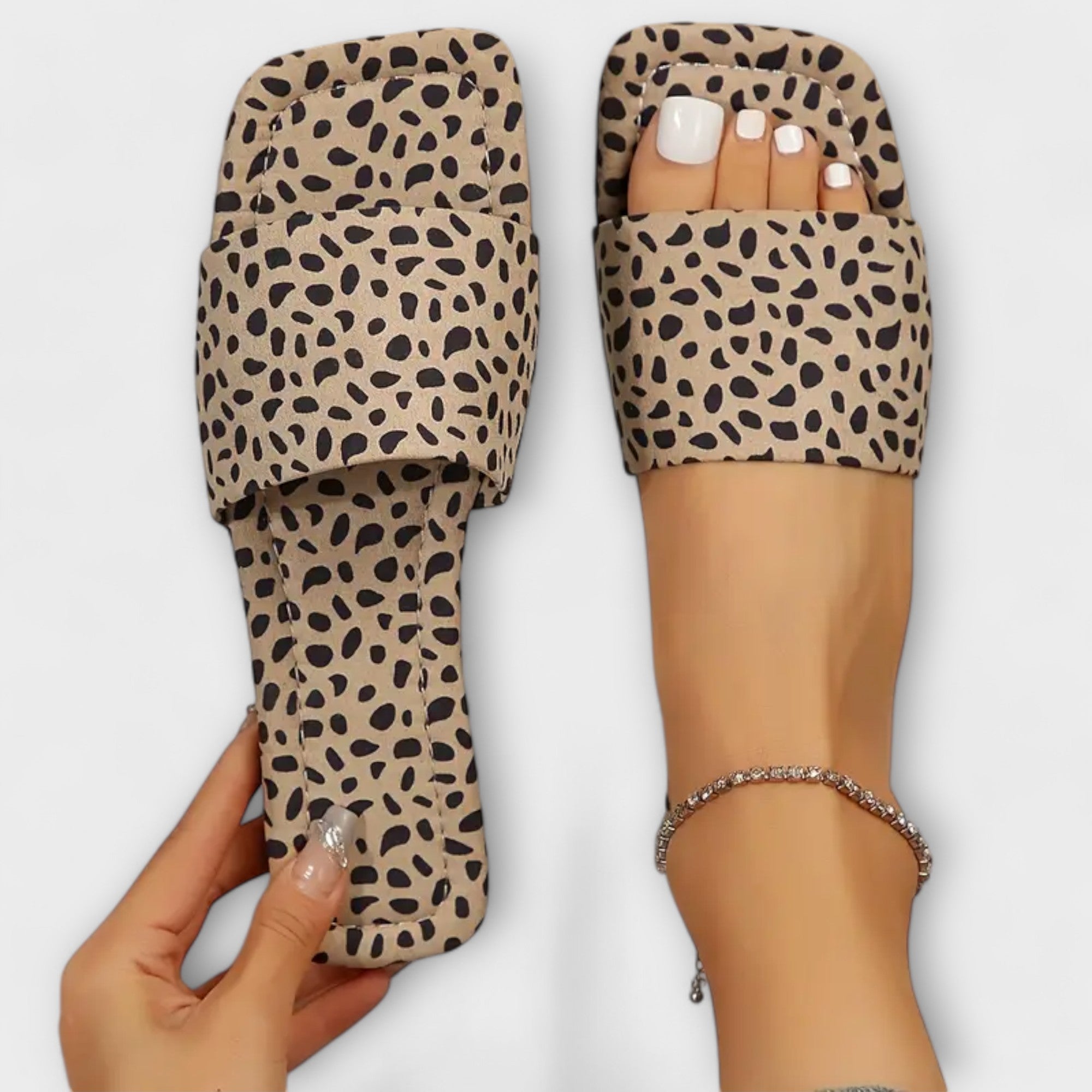 MOCASINES PLANOS ESTAMPADO LEOPARDO