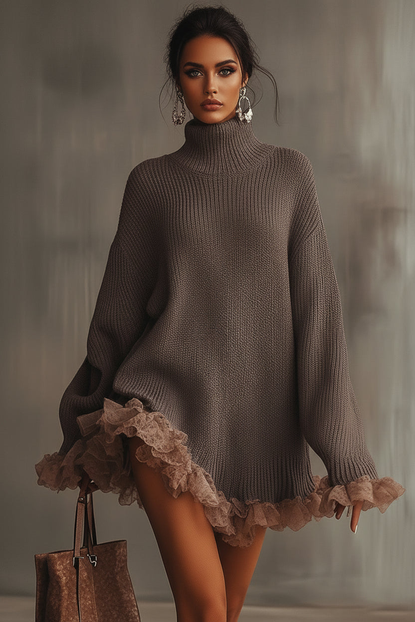 VESTIDO DE PUNTO OVERSIZE LUNARA™