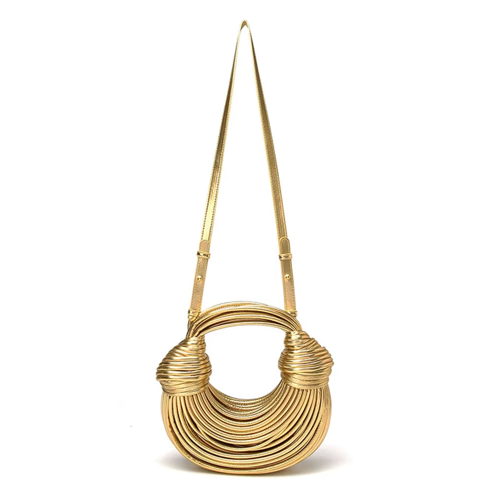 Kamila - Bolsos Esculturales con Forma de Fideo