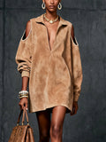 VESTIDO KENDAL DE SUEDE