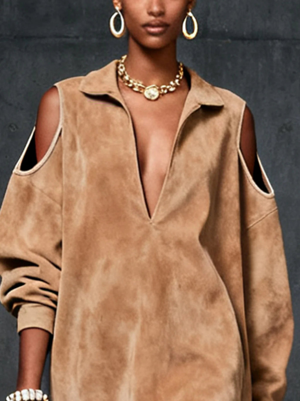 VESTIDO KENDAL DE SUEDE