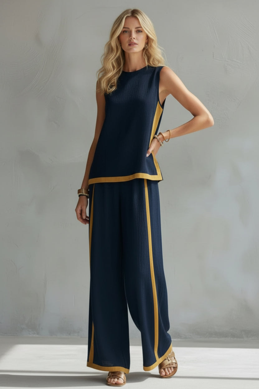ALDREN CONJUNTO ALGODÓN LINO ELEGANTE