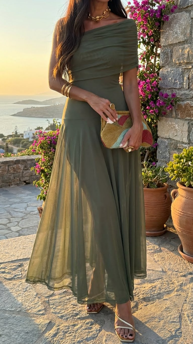 LUNARIA VESTIDO HOMBROS DESCUBIERTOS