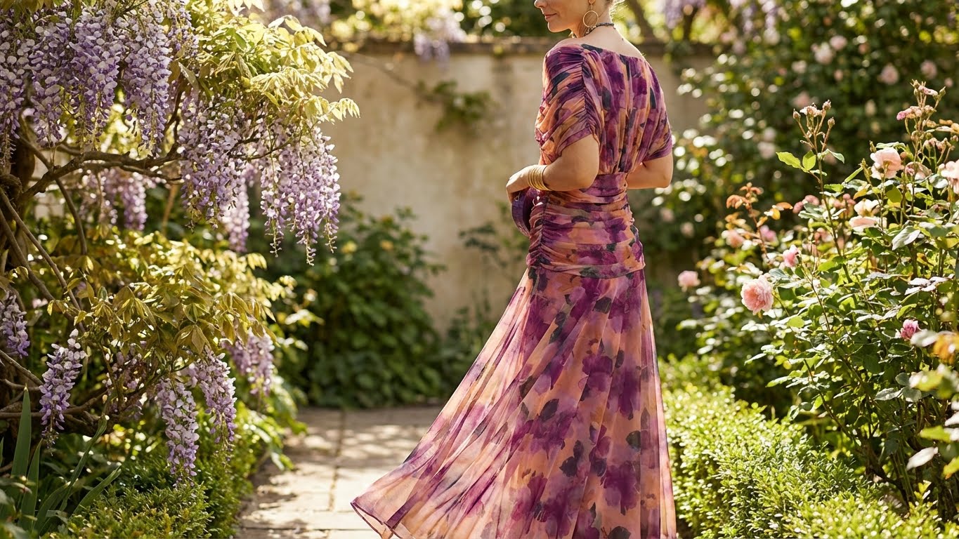 ÉLORIA VESTIDO LARGO FLORAL