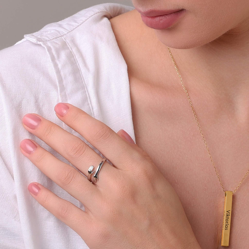 Unella - Anillos Ajustables Para Abrazar las Manos