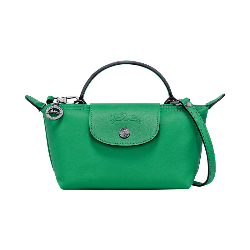 MINI CARTERA DE PIEL LONGCHAM | VERDE