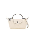 MINI CARTERA DE PIEL LONGCHAM | BLANCO