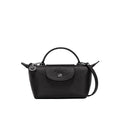 MINI CARTERA DE PIEL LONGCHAM | NEGRO