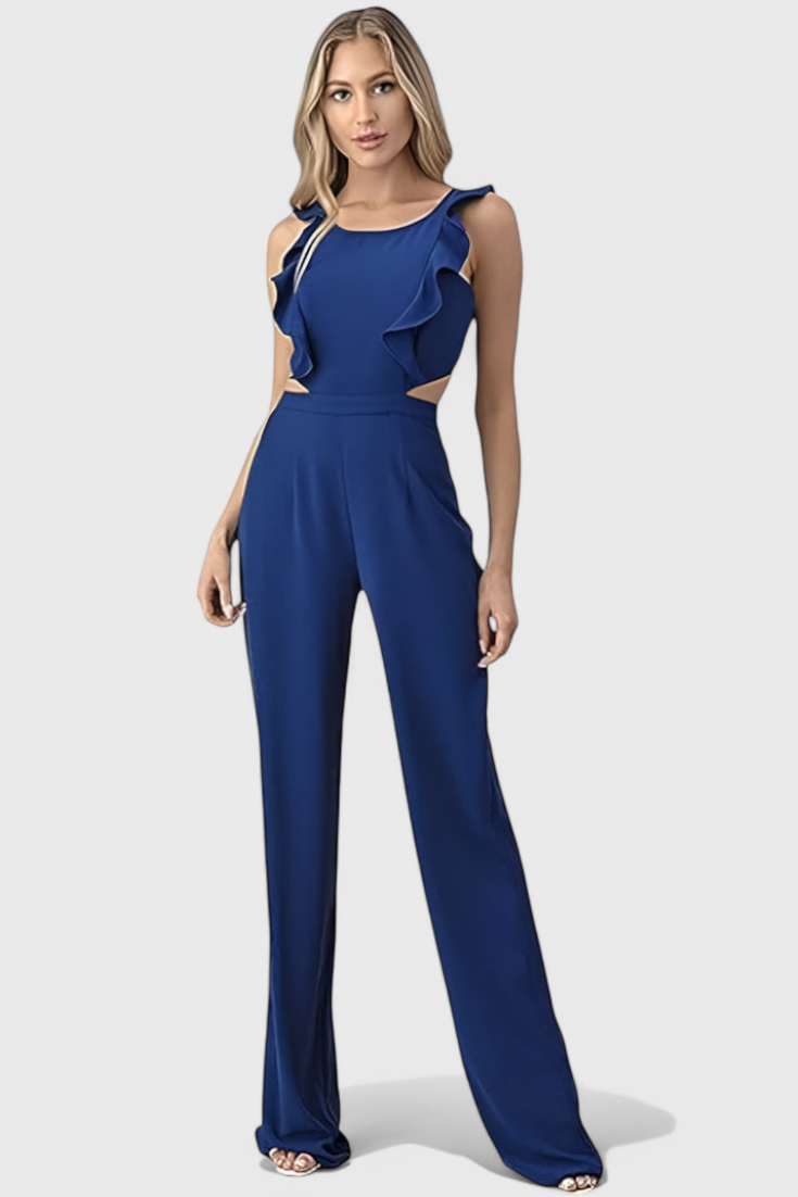 MONO ELEGANTE DE PIERNA ANCHA