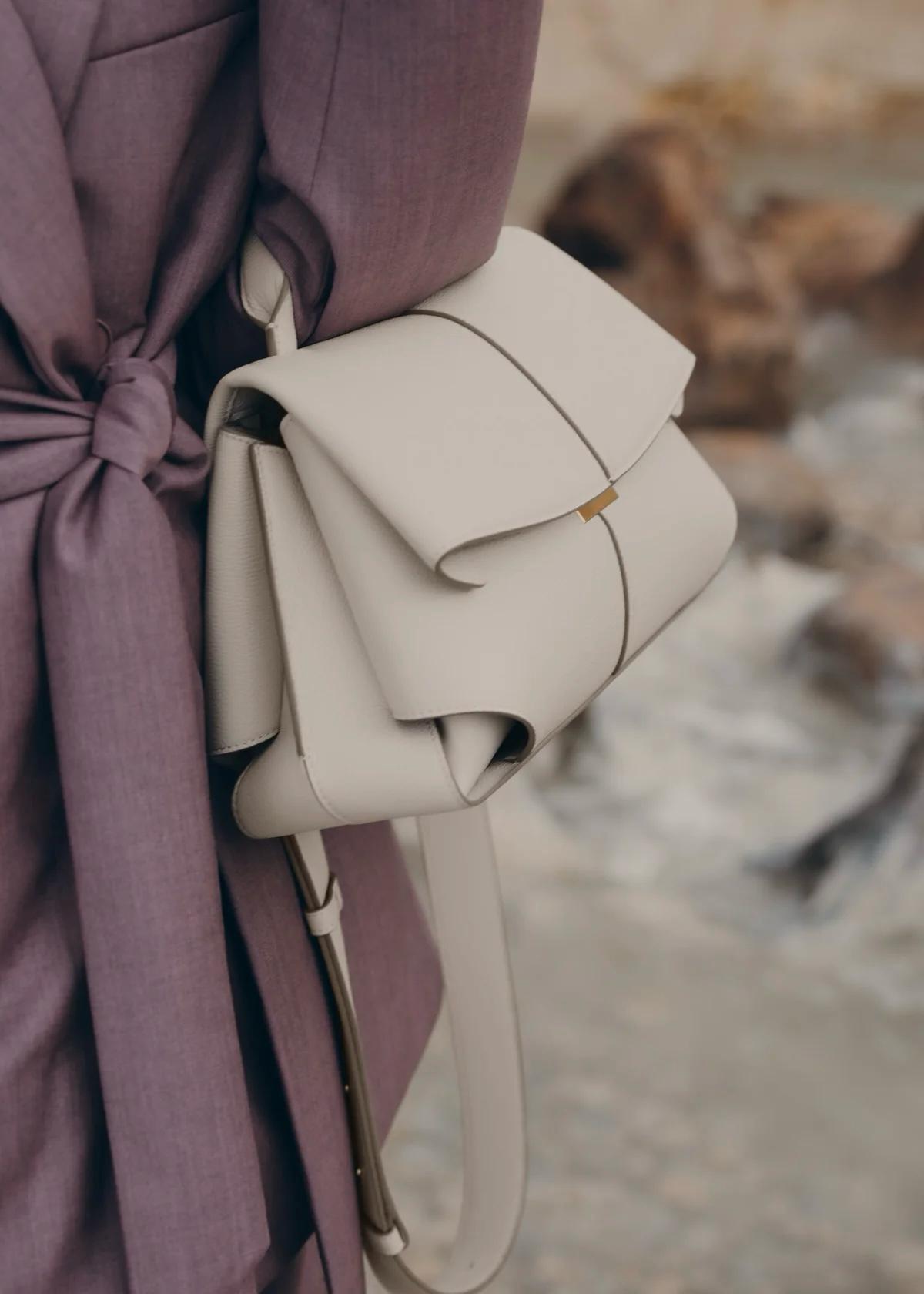 Vinea - Bolso Bandolera de Cuero de Gran Capacidad