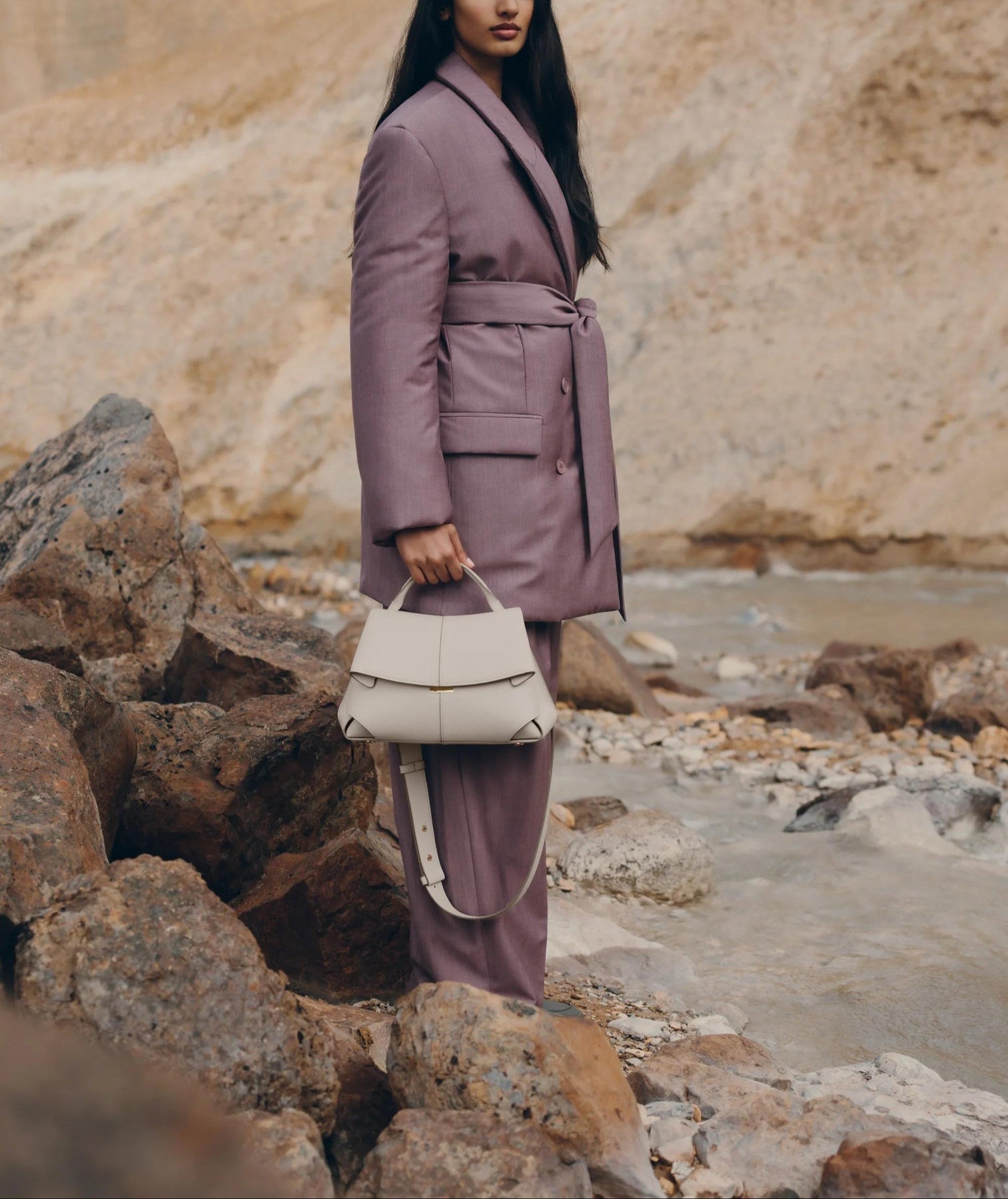 Vinea - Bolso Bandolera de Cuero de Gran Capacidad