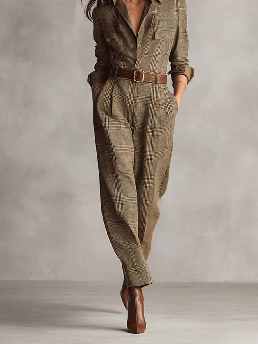 MONO ELEGANTE CON BOTONES Y BOLSILLOS JENYA