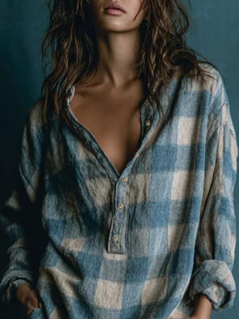 VESTIDO PAULA A CUADROS