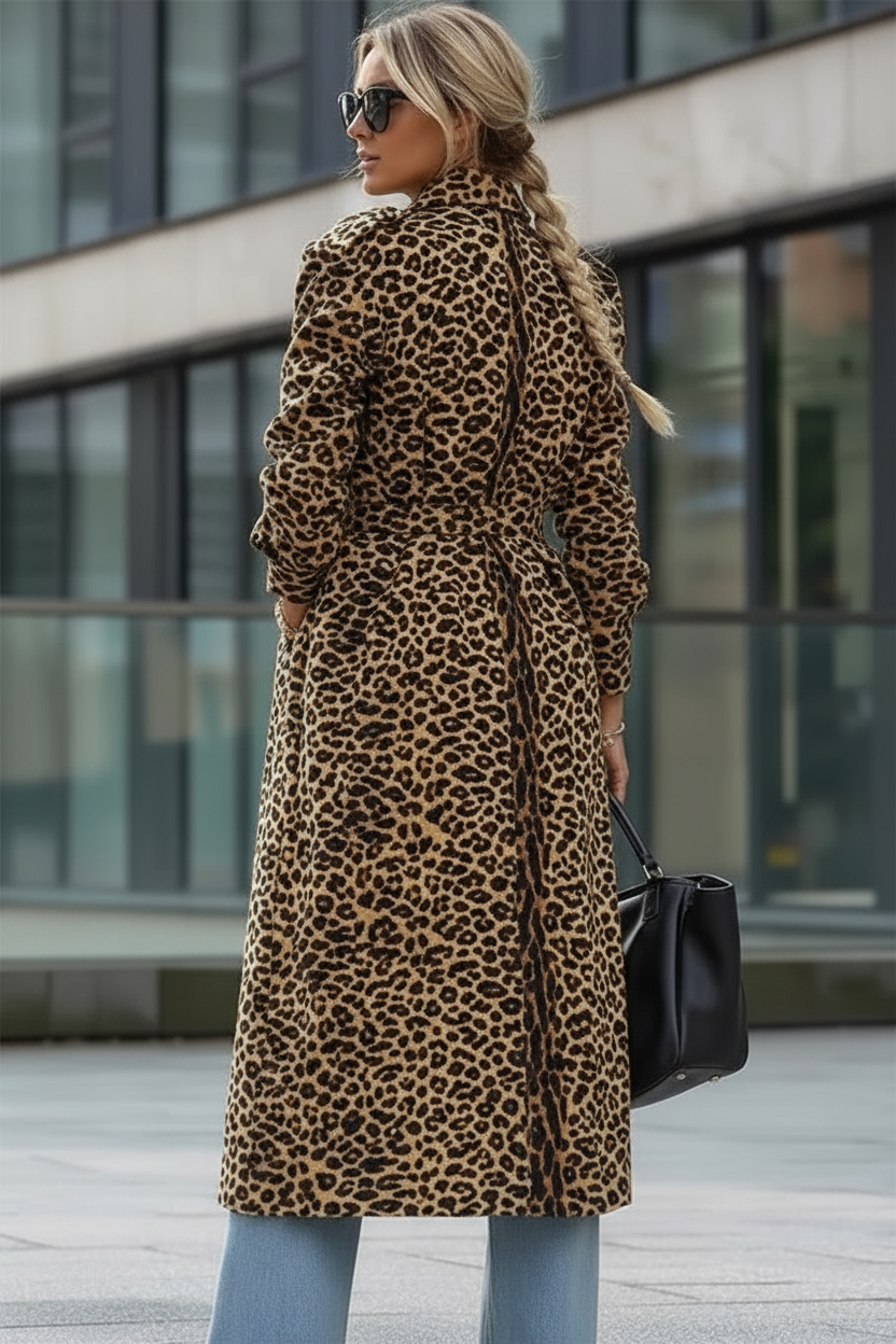 ABRIGO MIDI LEOPARDO