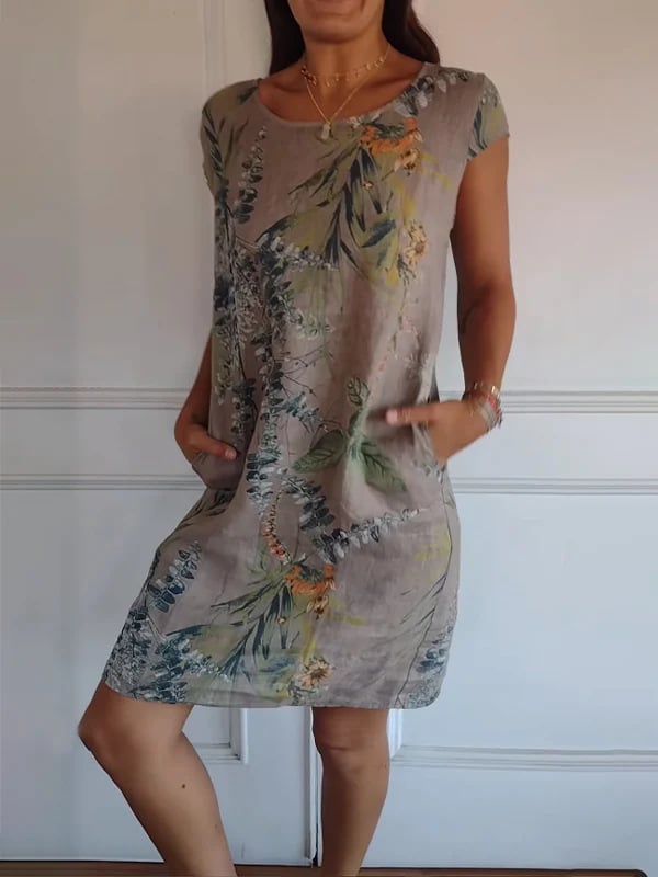 VESTIDO SUNNIVA ENCANTO DE LIENZO