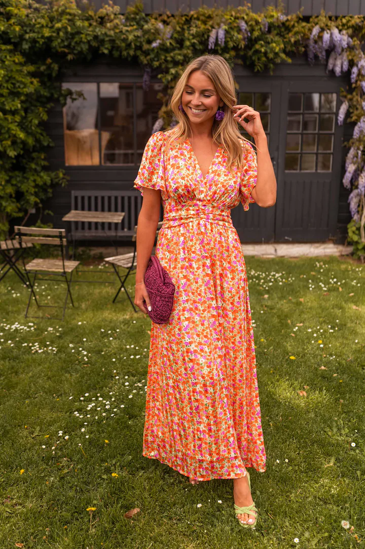 VESTIDO FLORAL MARILO™ BRILLO VERANIEGO