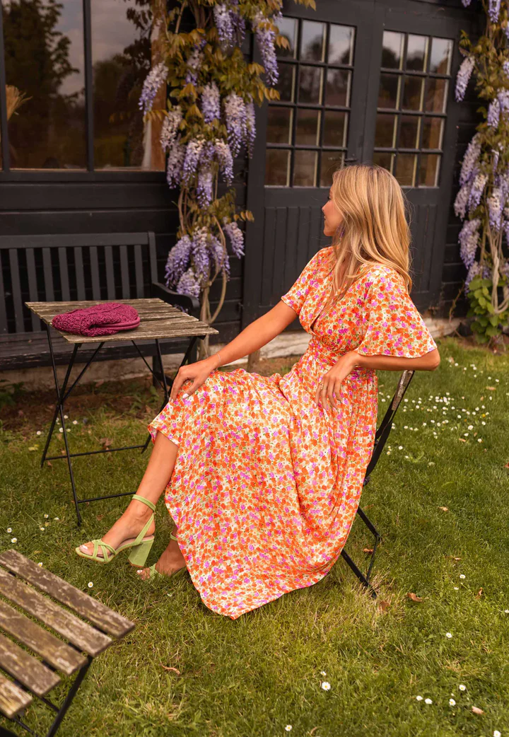VESTIDO FLORAL MARILO™ BRILLO VERANIEGO