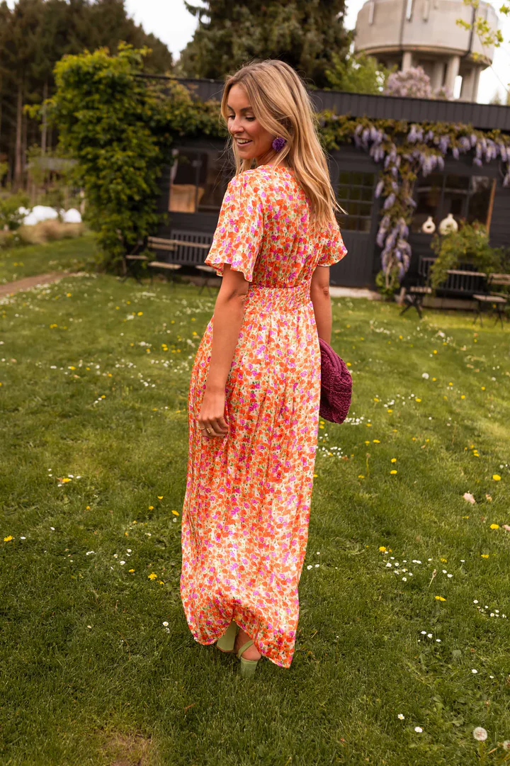 VESTIDO FLORAL MARILO™ BRILLO VERANIEGO