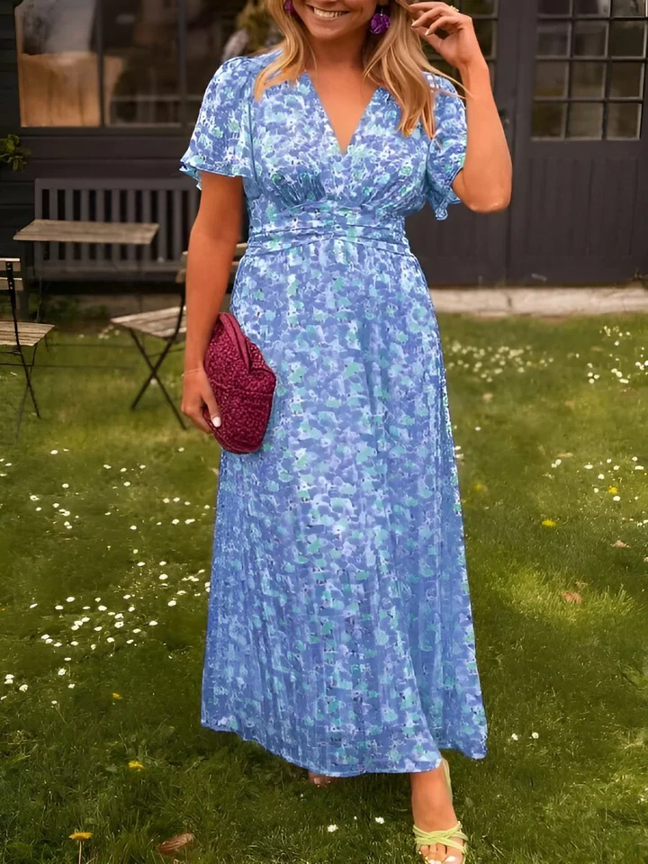 VESTIDO FLORAL MARILO™ BRILLO VERANIEGO