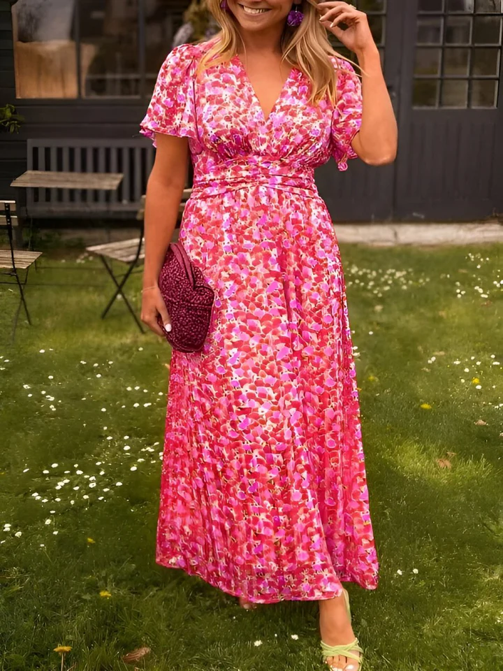 VESTIDO FLORAL MARILO™ BRILLO VERANIEGO