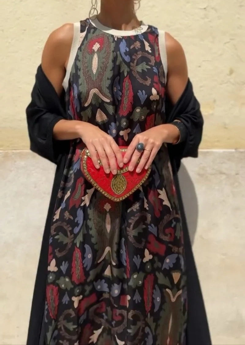 DARK MOON VESTIDO ELEGANTE CON ESTOLA