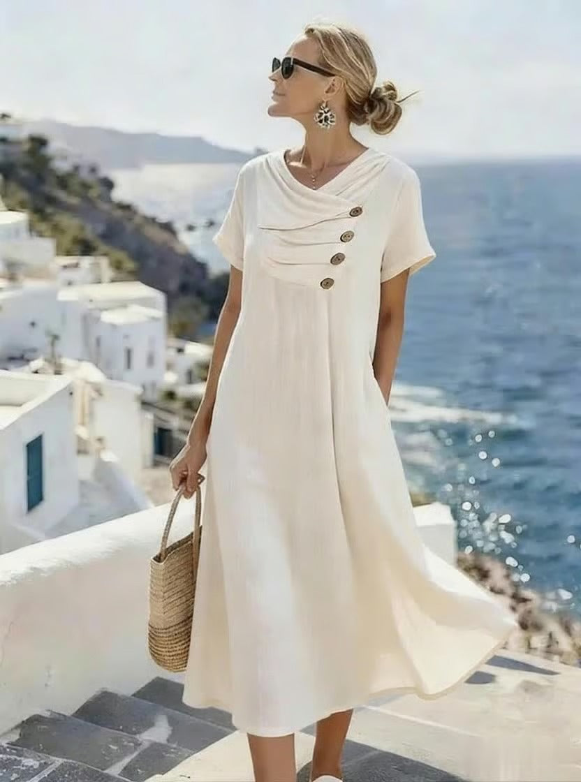 VESTIDO V SOLID BOHO