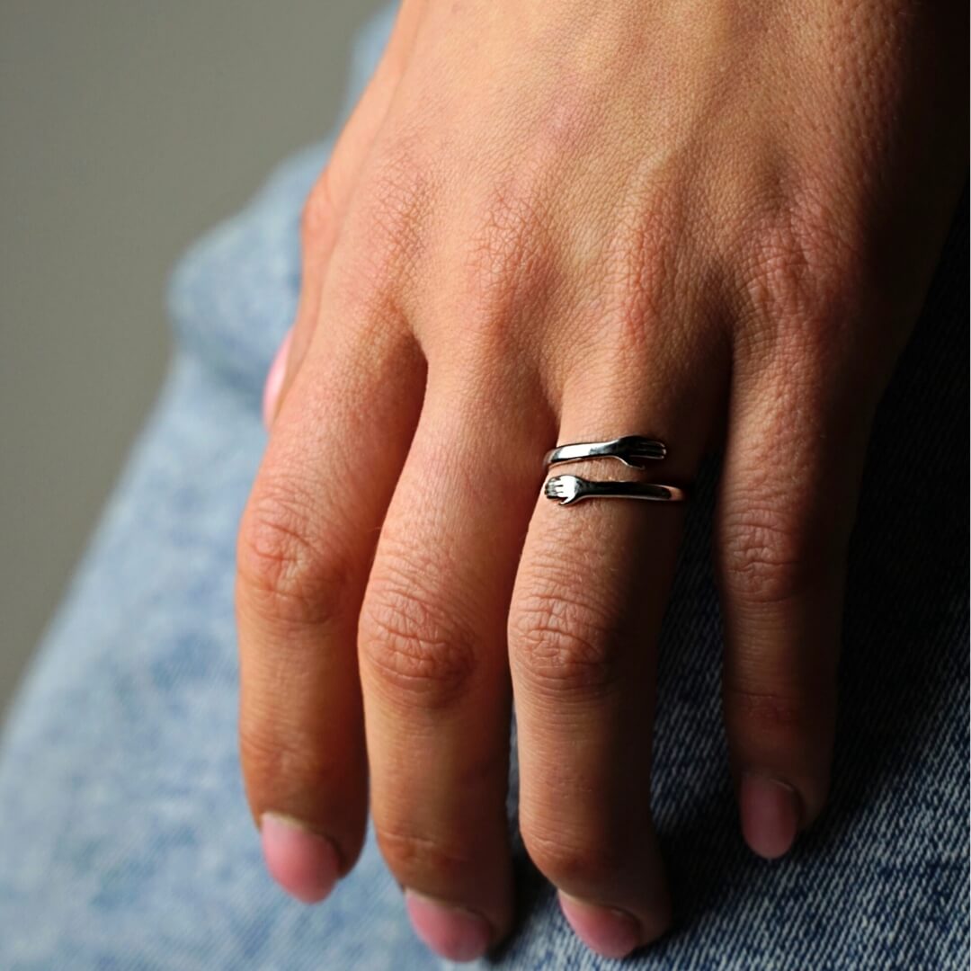 Unella - Anillos Ajustables Para Abrazar las Manos