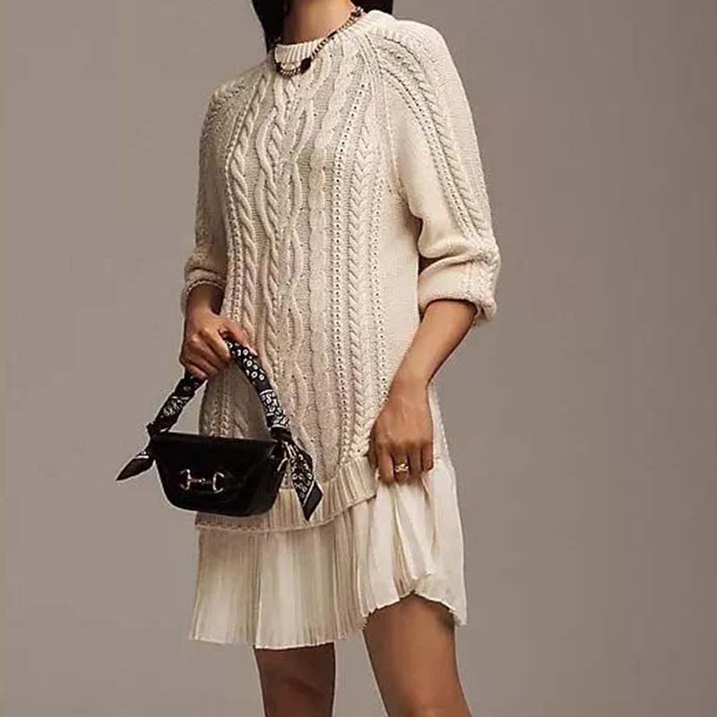 ALTHEA VESTIDO MIDI PUNTO TRENZADO